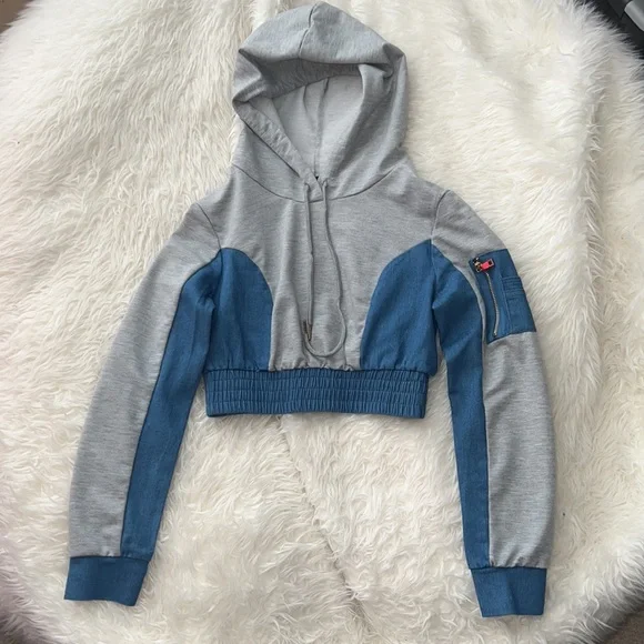 🎯NWOT Kaylee Kollection Crop Top Wide Pants Set Size Small